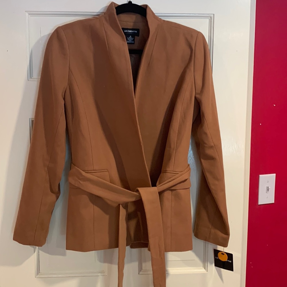 Ladies wool look jacket